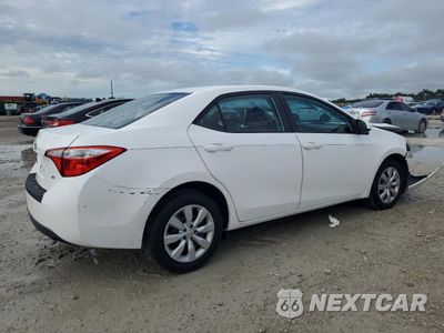 Trzecie zdjęcie samochodu z tyłu: 2016 TOYOTA COROLLA L VIN:2T1BURHE9GC507349 - miniatura