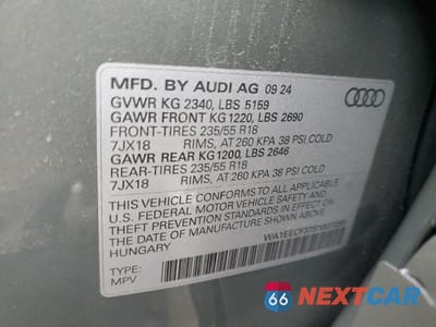Zdjęcie 12 z 12 samochodu: 2025 AUDI Q3 PREMIUM PLUS S LINE 45 VIN:WA1EECF37S1007299 - miniatura