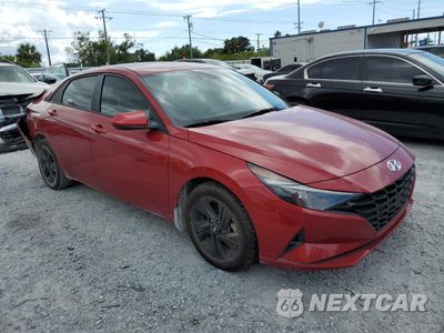 Czwarte zdjęcie samochodu z boku: 2022 HYUNDAI ELANTRA SEL VIN:KMHLM4AG3NU360413 - miniatura