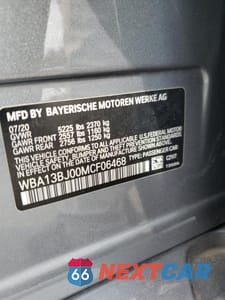 Zdjęcie 13 z 13 samochodu: 2021 BMW 530 XI VIN:WBA13BJ00MCF06468 - miniatura