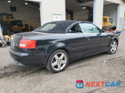 Trzecie zdjęcie samochodu z tyłu: 2005 AUDI A4 1.8 CABRIOLET VIN:WAUAC48H75K004973 - miniatura