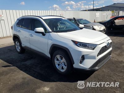 Czwarte zdjęcie samochodu z boku: 2021 TOYOTA RAV4 XLE VIN:2T3R6RFV5MW010666 - miniatura