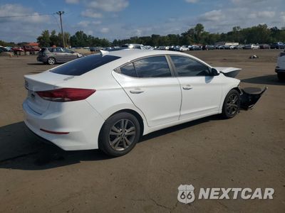 Trzecie zdjęcie samochodu z tyłu: 2018 HYUNDAI ELANTRA SEL VIN:5NPD84LF7JH295104 - miniatura