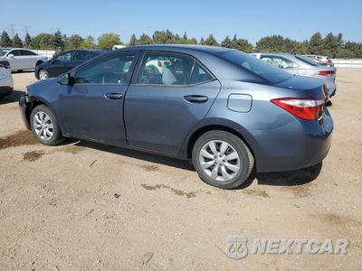 Drugie zdjęcie samochodu z przodu: 2016 TOYOTA COROLLA L VIN:2T1BURHE8GC537216 - miniatura