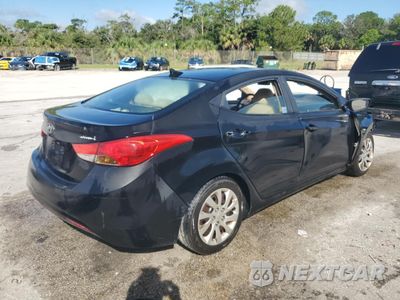Trzecie zdjęcie samochodu z tyłu: 2013 HYUNDAI ELANTRA GLS VIN:KMHDH4AE9DU559326 - miniatura