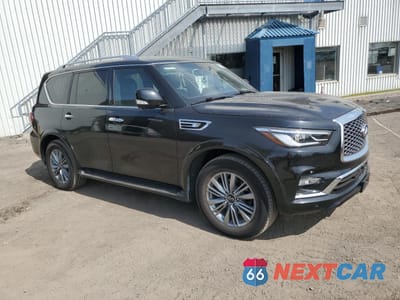 Czwarte zdjęcie samochodu z boku: 2024 INFINITI QX80 LUXE VIN:JN8AZ2AC5R9500716 - miniatura