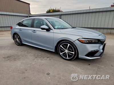 Czwarte zdjęcie samochodu z boku: 2022 HONDA CIVIC TOURING VIN:2HGFE1F96NH308690 - miniatura