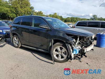 Czwarte zdjęcie samochodu z boku: 2015 TOYOTA HIGHLANDER LIMITED VIN:5TDDKRFH0FS101199 - miniatura