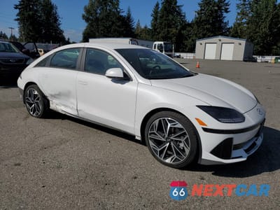Czwarte zdjęcie samochodu z boku: 2023 HYUNDAI IONIQ 6 SEL VIN:KMHM34AC5PA040888 - miniatura