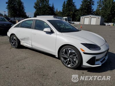 Czwarte zdjęcie samochodu z boku: 2023 HYUNDAI IONIQ 6 SEL VIN:KMHM34AC5PA040888 - miniatura