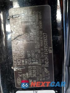 Zdjęcie 13 z 13 samochodu: 2009 KIA BORREGO VIN:KNDJH741495039327 - miniatura