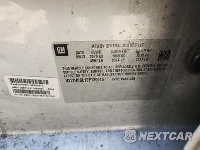 Zdjęcie 12 z 14 samochodu: 2014 CHEVROLET MALIBU LTZ VIN:1G11H5SL1EF120615 - miniatura
