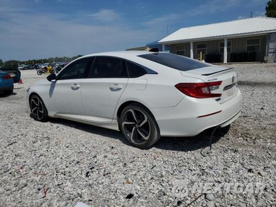 Drugie zdjęcie samochodu z przodu: 2021 HONDA ACCORD SPORT VIN:1HGCV2F30MA008922 - miniatura