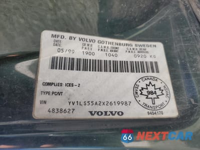 Zdjęcie 12 z 12 samochodu: 1999 VOLVO S70 VIN:YV1LS55A2X2619987 - miniatura