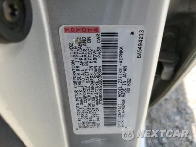 Zdjęcie 12 z 14 samochodu: 2003 TOYOTA COROLLA CE VIN:JTDBR32E930038906 - miniatura
