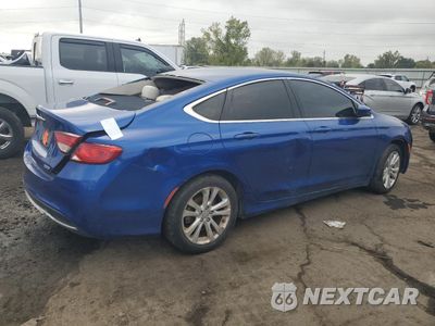 Trzecie zdjęcie samochodu z tyłu: 2015 CHRYSLER 200 LIMITED VIN:1C3CCCABXFN563112 - miniatura
