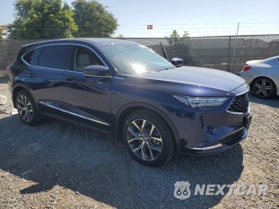Czwarte zdjęcie samochodu z boku: 2024 ACURA MDX TECHNOLOGY VIN:5J8YD9H40RL007157 - miniatura