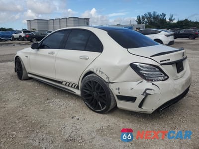 Drugie zdjęcie samochodu z przodu: 2016 MERCEDES-BENZ C 450 4MATIC AMG VIN:55SWF6EB1GU137383 - miniatura