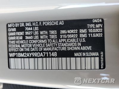 Zdjęcie 13 z 15 samochodu: 2024 PORSCHE CAYENNE TURBO E-HYBRID COUPE VIN:WP1BM2AY9RDA71148 - miniatura