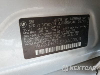 Zdjęcie 12 z 12 samochodu: 2011 BMW 328 I VIN:WBAPH7C57BA801011 - miniatura