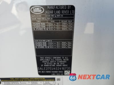 Zdjęcie 14 z 15 samochodu: 2025 LAND ROVER DEFENDER 110 X-DYNAMIC SE VIN:SALE27EU4S2416735 - miniatura