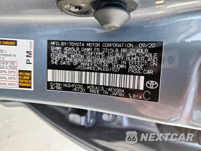 Zdjęcie 12 z 12 samochodu: 2021 TOYOTA COROLLA SE VIN:JTDS4MCE2MJ061927 - miniatura