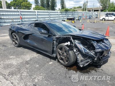 Czwarte zdjęcie samochodu z boku: 2020 CHEVROLET CORVETTE STINGRAY 1LT VIN:1G1Y62D49L5105775 - miniatura