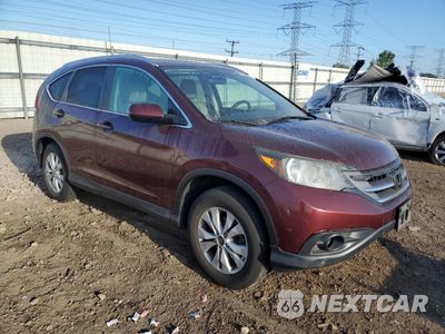 Czwarte zdjęcie samochodu z boku: 2013 HONDA CR-V EXL VIN:5J6RM4H70DL062629 - miniatura