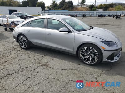 Czwarte zdjęcie samochodu z boku: 2025 HYUNDAI IONIQ 6 SEL VIN:KMHM34AA1SA083177 - miniatura