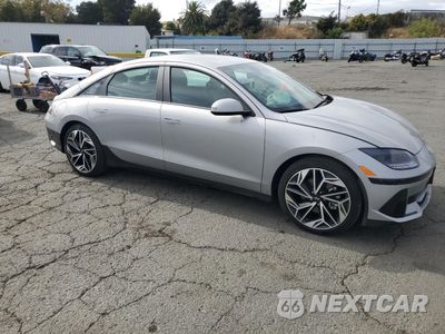 Czwarte zdjęcie samochodu z boku: 2025 HYUNDAI IONIQ 6 SEL VIN:KMHM34AA1SA083177 - miniatura