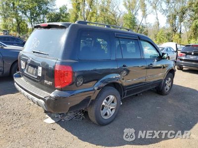 Trzecie zdjęcie samochodu z tyłu: 2005 HONDA PILOT EX VIN:2HKYF18415H571215 - miniatura