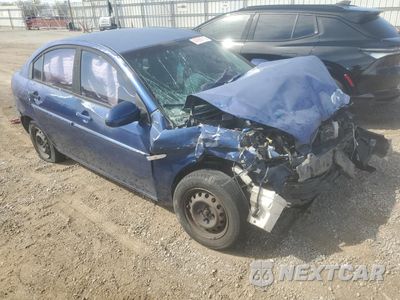 Czwarte zdjęcie samochodu z boku: 2007 HYUNDAI ACCENT GLS VIN:KMHCN46C37U100373 - miniatura
