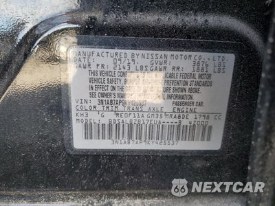 Zdjęcie 13 z 16 samochodu: 2019 NISSAN SENTRA S VIN:3N1AB7AP9KY425537 - miniatura