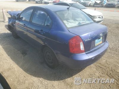 Drugie zdjęcie samochodu z przodu: 2007 HYUNDAI ACCENT GLS VIN:KMHCN46C37U100373 - miniatura