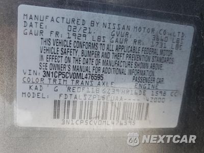 Zdjęcie 13 z 15 samochodu: 2021 NISSAN KICKS SV VIN:3N1CP5CV0ML476595 - miniatura