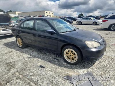 Czwarte zdjęcie samochodu z boku: 2003 HONDA CIVIC LX VIN:2HGES165X3H579105 - miniatura