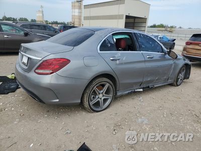 Trzecie zdjęcie samochodu z tyłu: 2015 MERCEDES-BENZ C 300 4MATIC VIN:55SWF4KB2FU009659 - miniatura