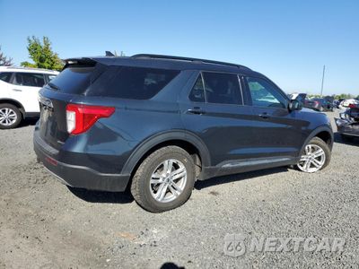 Trzecie zdjęcie samochodu z tyłu: 2022 FORD EXPLORER XLT VIN:1FMSK8DH6NGC48829 - miniatura