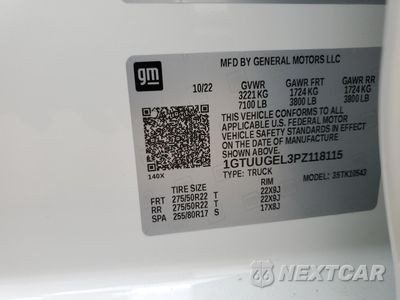 Zdjęcie 12 z 12 samochodu: 2023 GMC SIERRA K1500 DENALI VIN:1GTUUGEL3PZ118115 - miniatura