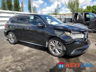 Czwarte zdjęcie samochodu z boku: 2017 ACURA MDX TECHNOLOGY VIN:5J8YD4H56HL003060 - miniatura