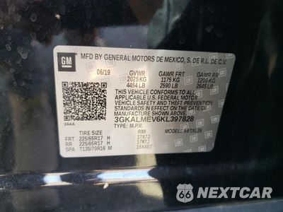 Zdjęcie 12 z 15 samochodu: 2019 GMC TERRAIN SLE VIN:3GKALMEV6KL397828 - miniatura