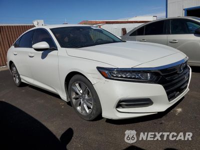 Czwarte zdjęcie samochodu z boku: 2018 HONDA ACCORD LX VIN:1HGCV1F18JA190583 - miniatura
