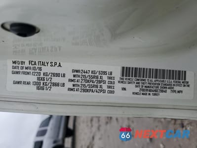 Zdjęcie 13 z 13 samochodu: 2017 RAM PROMASTER CITY VIN:ZFBERFAB4H6E29848 - miniatura