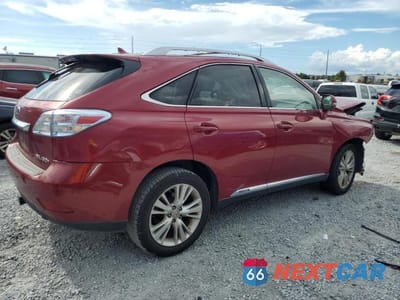 Trzecie zdjęcie samochodu z tyłu: 2011 LEXUS RX 450H VIN:JTJBC1BA1B2418440 - miniatura