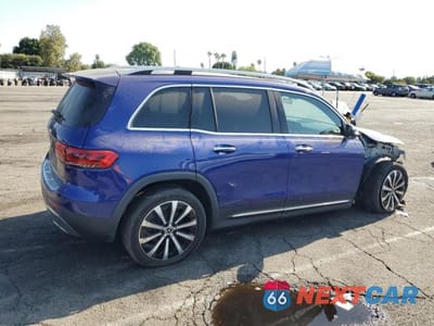 Trzecie zdjęcie samochodu z tyłu: 2022 MERCEDES-BENZ GLB 250 VIN:W1N4M4GB7NW195175 - miniatura