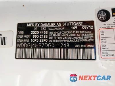 Zdjęcie 12 z 12 samochodu: 2013 MERCEDES-BENZ C 250 VIN:WDDGJ4HB7DG011248 - miniatura