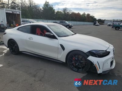 Czwarte zdjęcie samochodu z boku: 2022 BMW M4 COMPETITION VIN:WBS43AZ05NCH74893 - miniatura