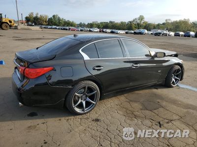 Trzecie zdjęcie samochodu z tyłu: 2017 INFINITI Q50 PREMIUM VIN:JN1EV7AR6HM835427 - miniatura