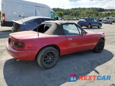 Trzecie zdjęcie samochodu z tyłu: 1990 MAZDA MX-5 MIATA VIN:JM1NA3519L0105453 - miniatura