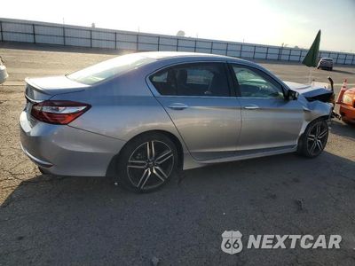 Trzecie zdjęcie samochodu z tyłu: 2017 HONDA ACCORD SPORT VIN:1HGCR2F50HA076584 - miniatura